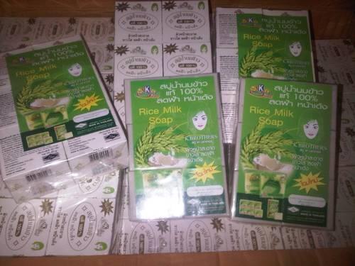 DISTRIBUTOR SABUN BERAS THAILAND “KE BROTHER”, TERMURAH @85RIBU