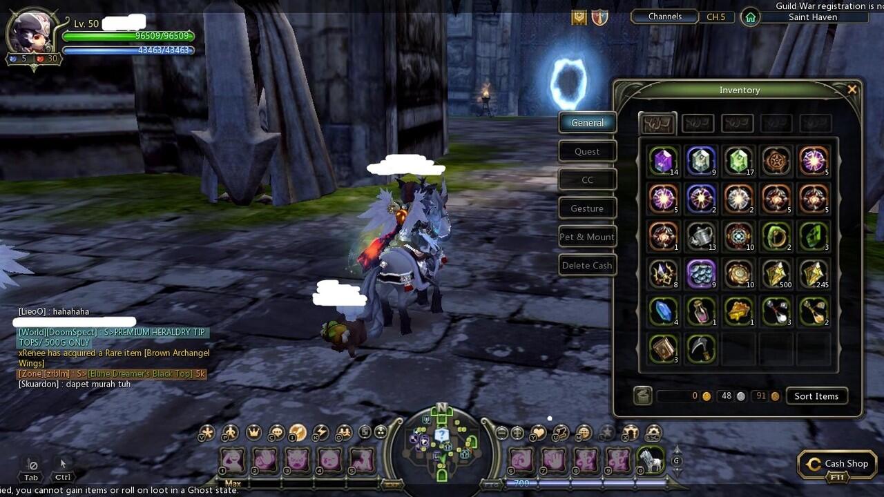 Jual ID Dragon Nest SEA (WestWood) Barbarian
