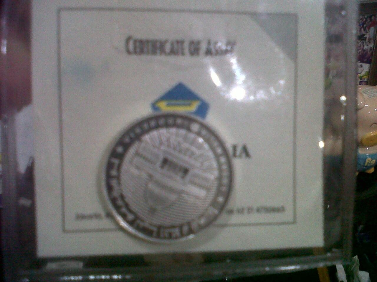 JUAL RUGI LOGAM SILVER KHAMSA ANTAM