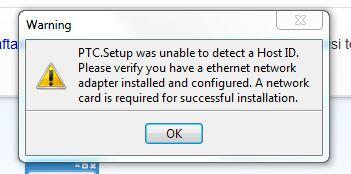 ga bisa install Pro Engineer software