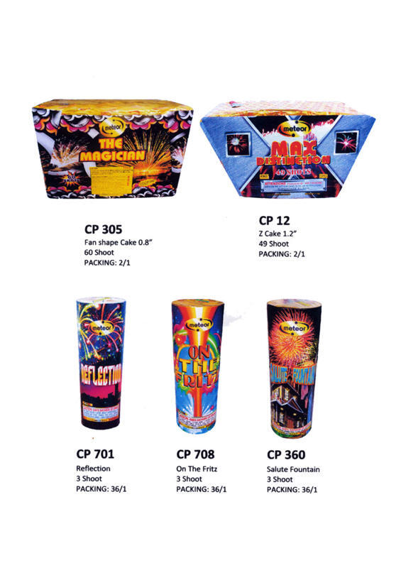 Berbagai Macam Kembang Api {Cake, Roman Candle, Shell, Rocket, Missile, Fontain}