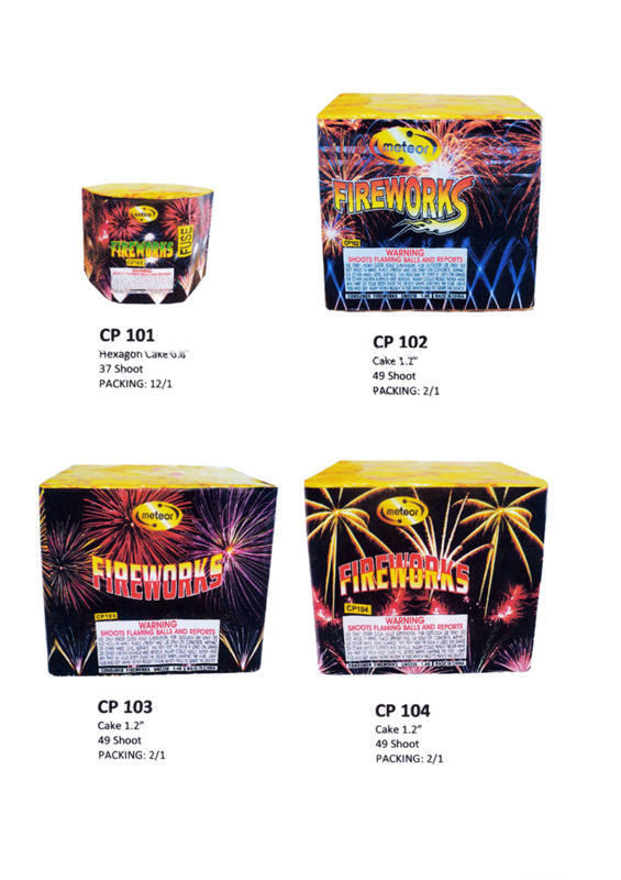 Berbagai Macam Kembang Api {Cake, Roman Candle, Shell, Rocket, Missile, Fontain}