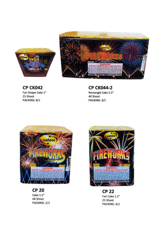 Berbagai Macam Kembang Api {Cake, Roman Candle, Shell, Rocket, Missile, Fontain}