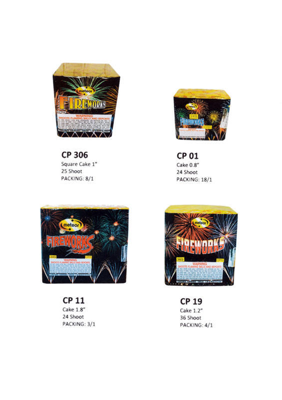 Berbagai Macam Kembang Api {Cake, Roman Candle, Shell, Rocket, Missile, Fontain}