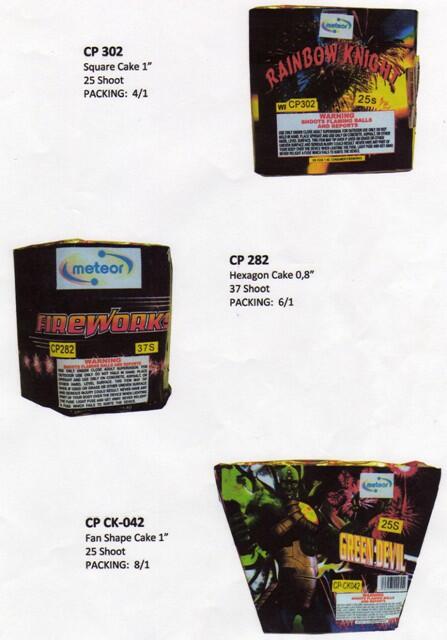 Berbagai Macam Kembang Api {Cake, Roman Candle, Shell, Rocket, Missile, Fontain}