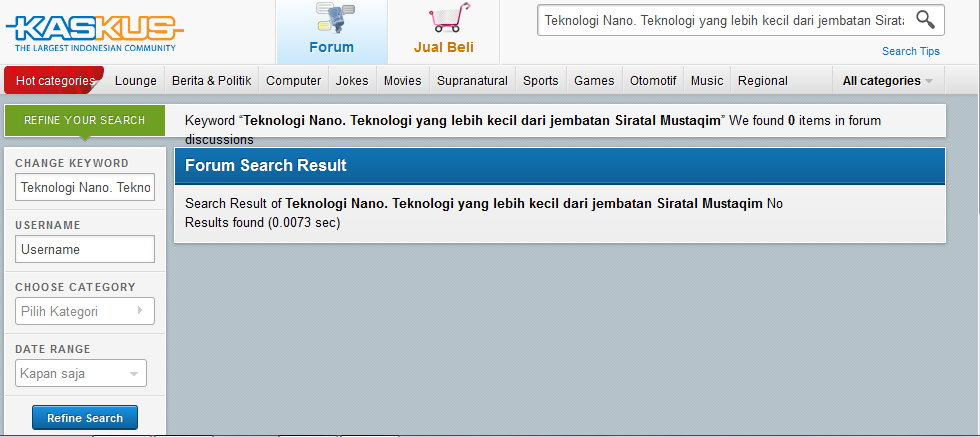 Teknologi Nano. Lebih kecil dari jembatan Siratal Mustaqim &#91;WOW&#93;