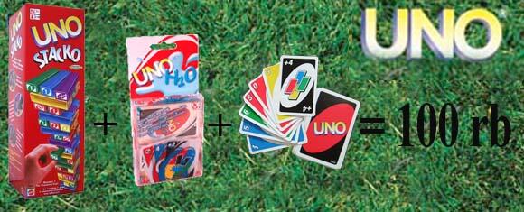 JUAL PRODUK UNO STACKO UNO H20 UNO CARD