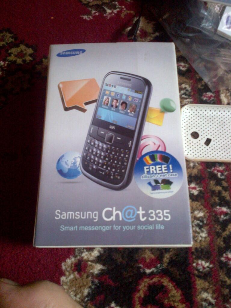 samsung chat s335 Wifi White mulus Bandung