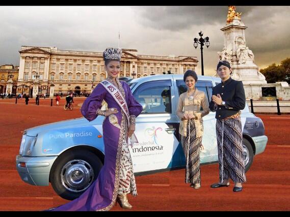Ratusan Taksi di London Promosikan Indonesia