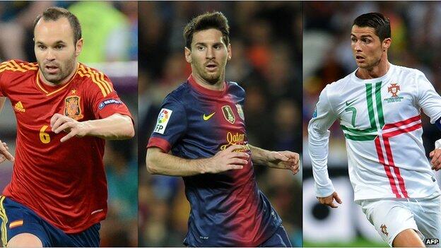 Poll: Peraih Pemain Ballon d'Or 2012 Menurut agan 