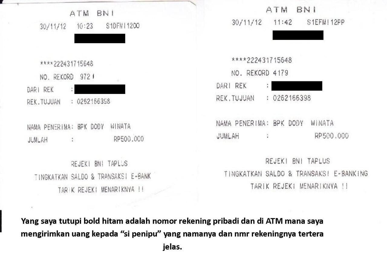 Tertipu Satu Juta Oleh Iklan TokoBagus Bikin Saya Kapok Belanja Online