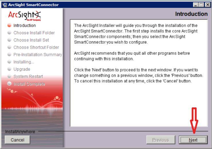 arcsight smart connector