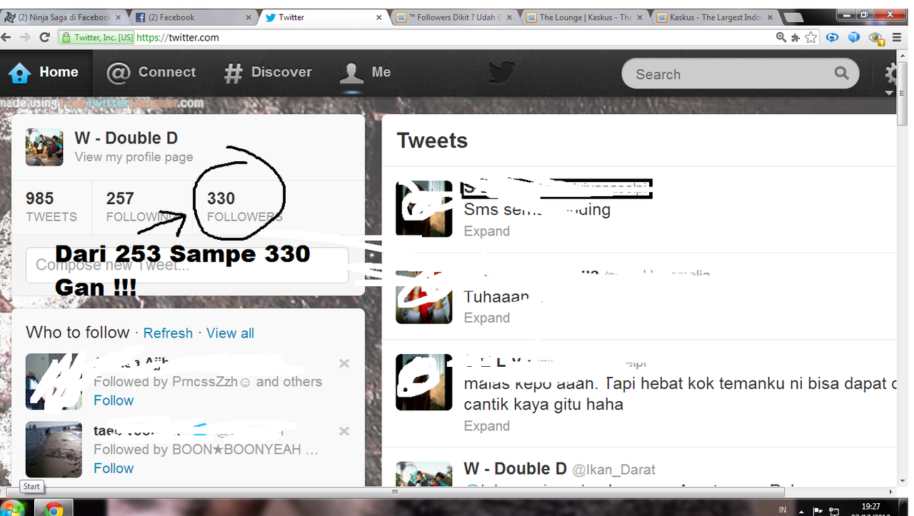 ™ Followers Dikit ? Udah Gak Jaman ! Masuk Sini, Ane Tambahin Followers Ente ! ™