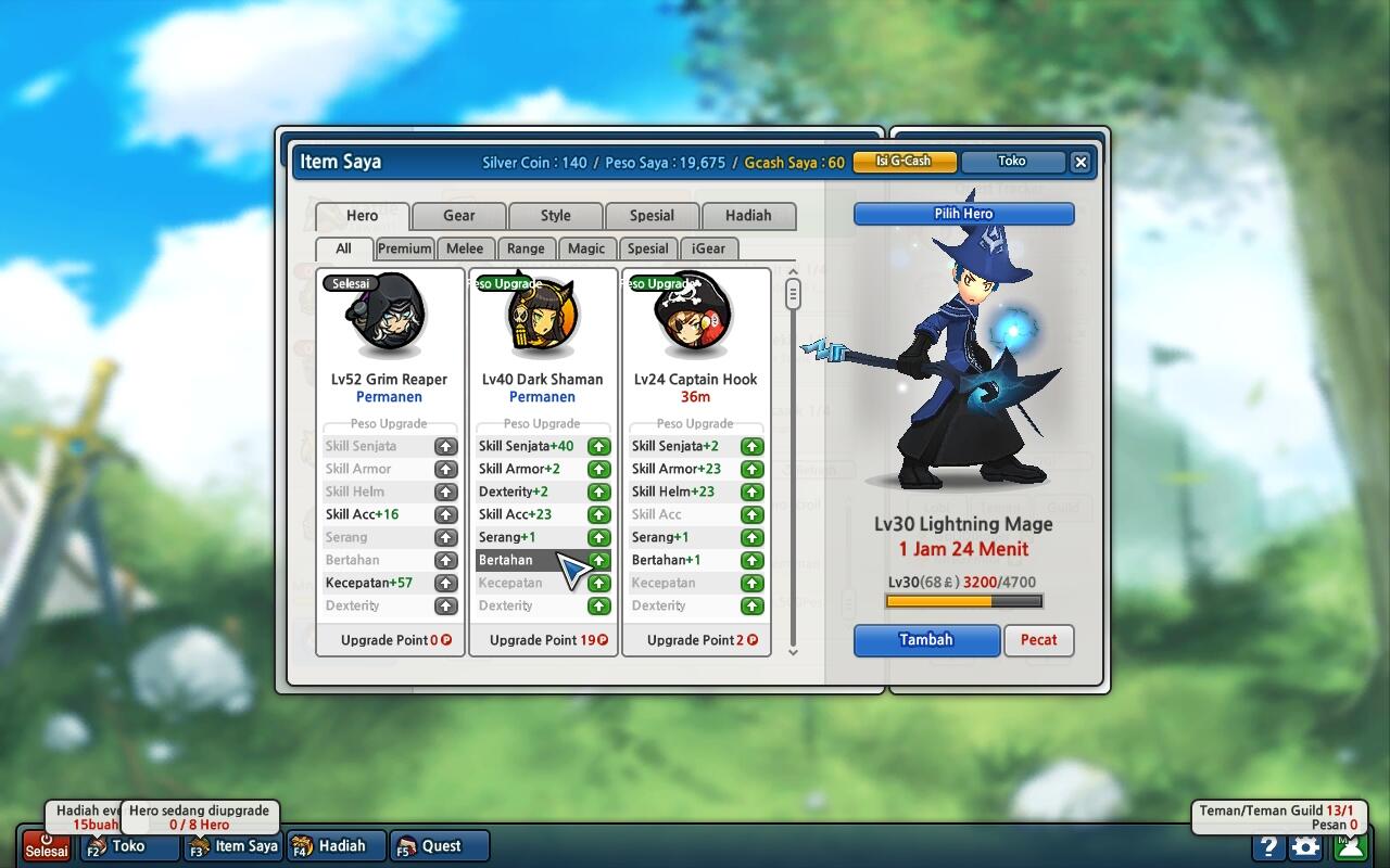 Jual Char Lost Saga Major 3