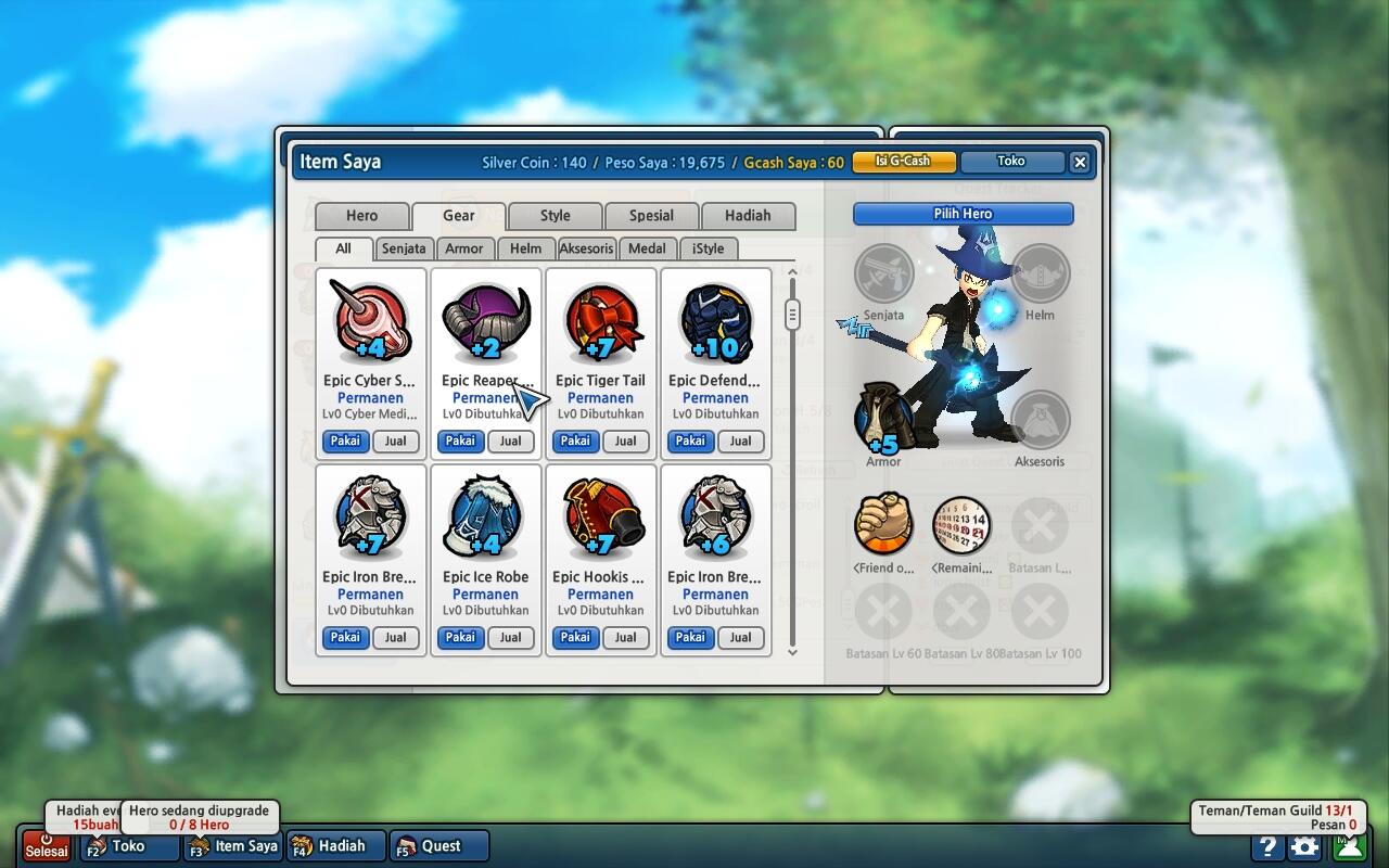 Jual Char Lost Saga Major 3