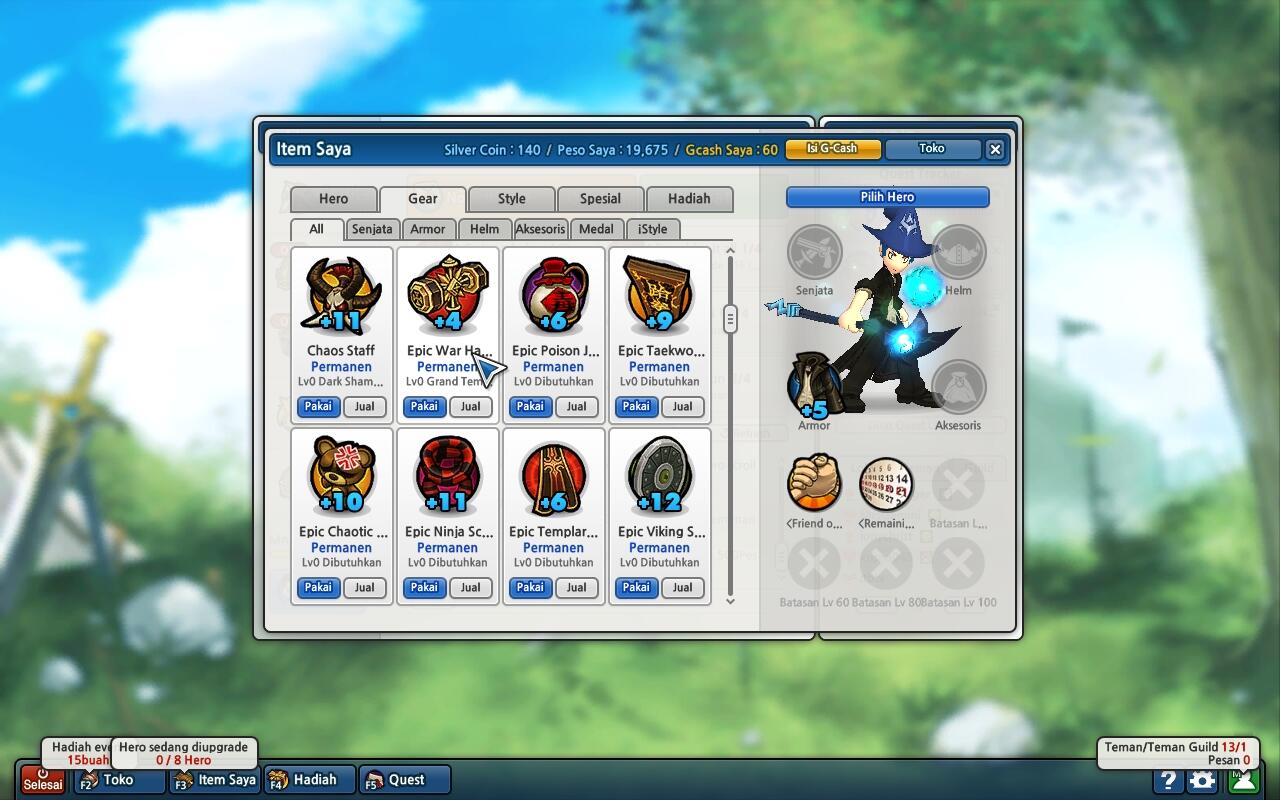 Jual Char Lost Saga Major 3