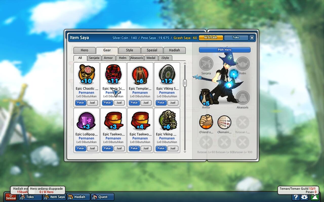 Jual Char Lost Saga Major 3