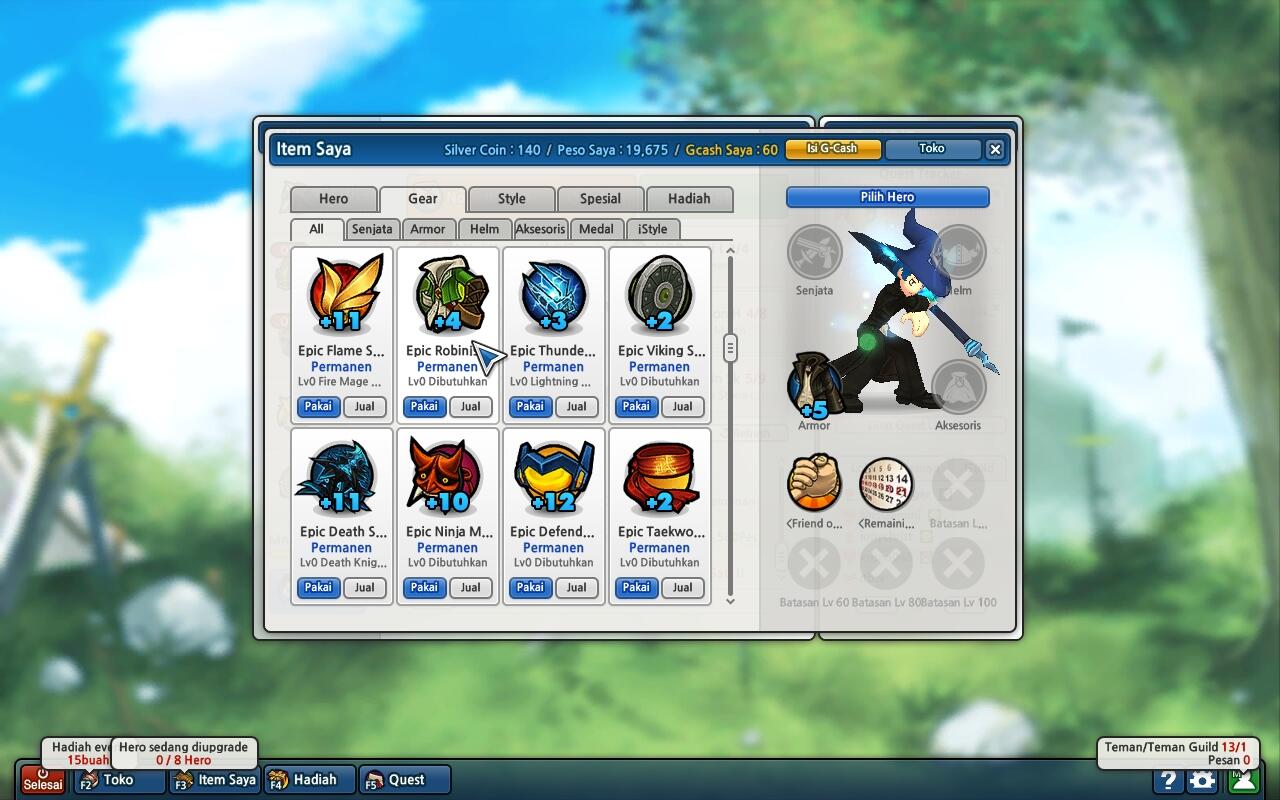 Jual Char Lost Saga Major 3