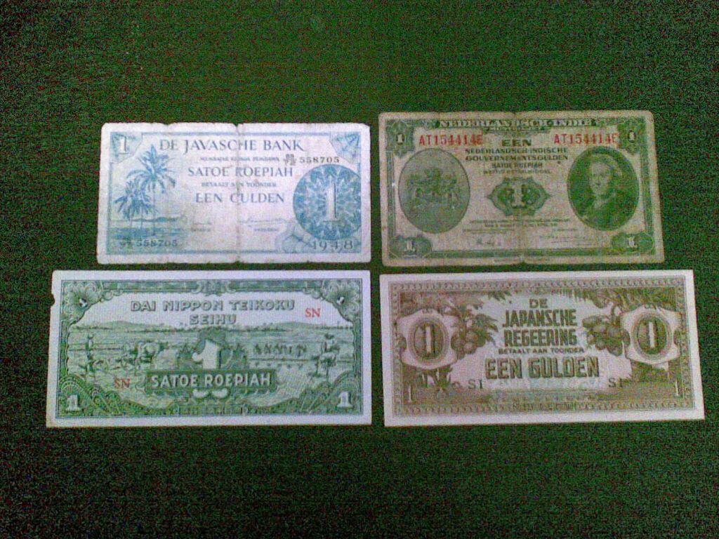 Uang antik satoe roepiah Jepang Belanda 1948