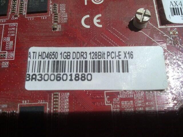 vga ati radeon DA HD 4650 ddr3 1gb bandung