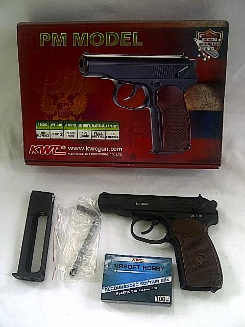 Airsoft Guns merek KWC,WE,Umarex,Wingun,Baikal,etc murah & berkualitas