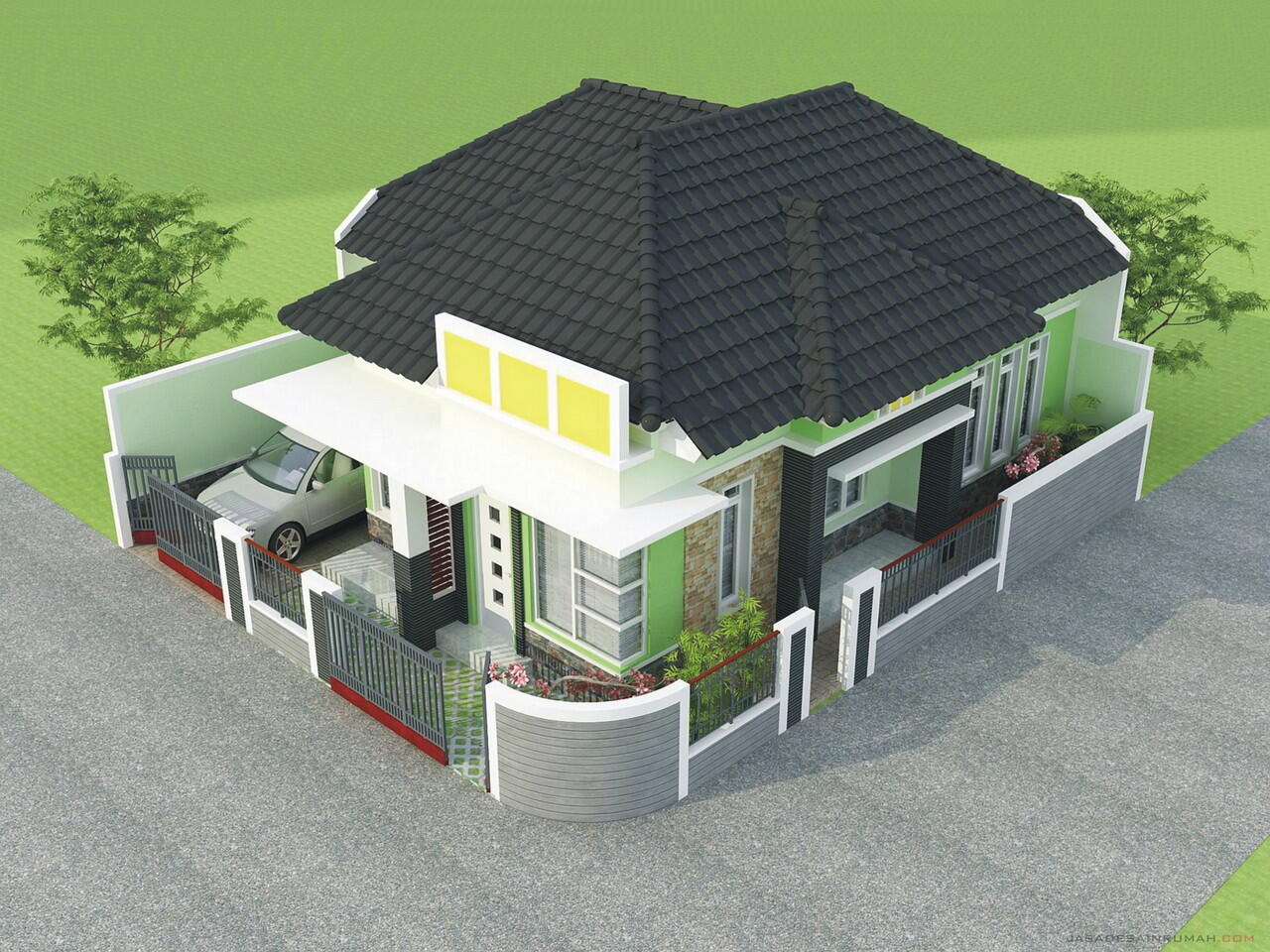 Cari desain rumah jadi komplit 3D dan RAB  KASKUS