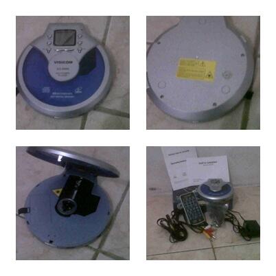 Portable VCD/CD/MP3 Player merek visicom