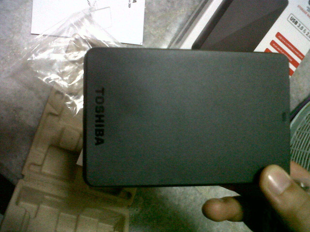 PROMO!! HDD external Toshiba 1TB 2.5 inch BARU. only 899.999,-