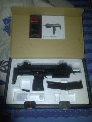 Jual New KWA umarex MP7a1 Set dengan part modifikasi + RED dot nya + Koper GBBR