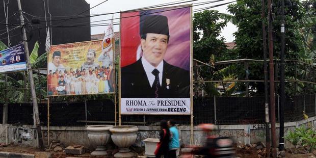 Baliho Rhoma Irama For President