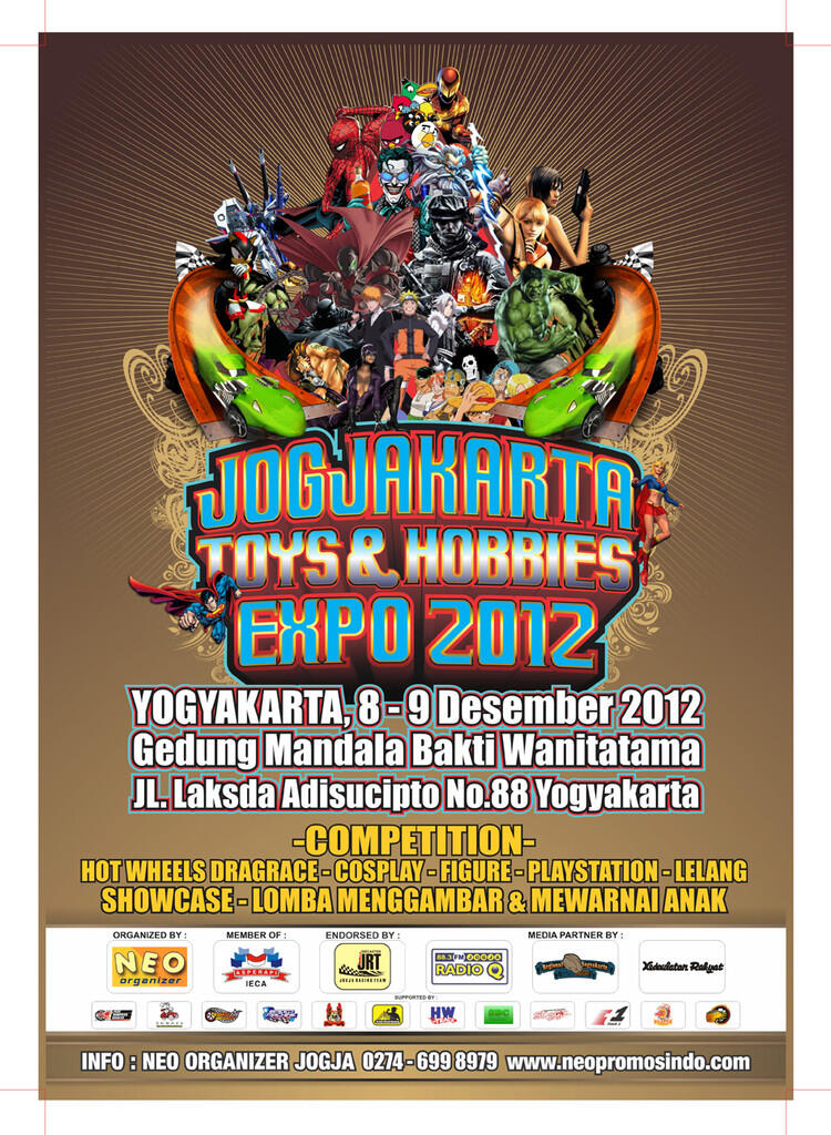 &#91;EVENT&#93; Jogjakarta Toys &amp; Hobbies Expo, 8-9 Des 2012