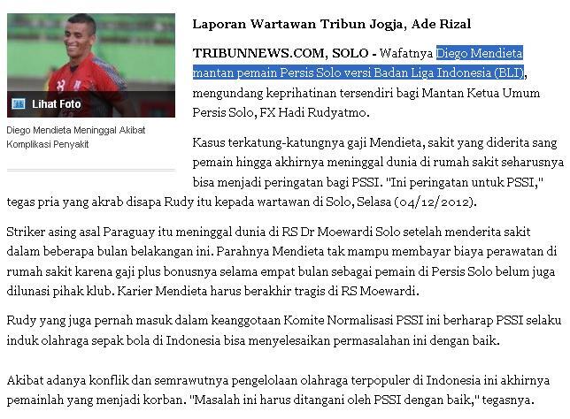 Tragis ! pemain bola asing meninggal di solo,,,Rest In peace broo :( &quot;klik and pray&quot;