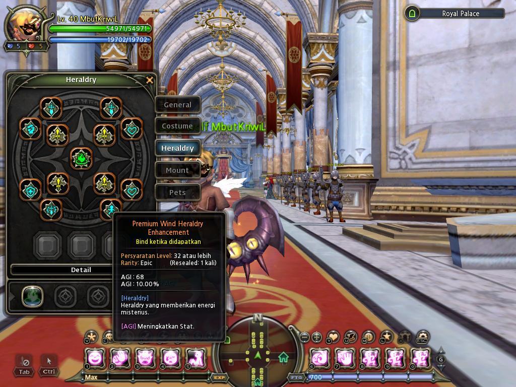 Jual Char Mercenary 40 Dragonest Indo (server althea)