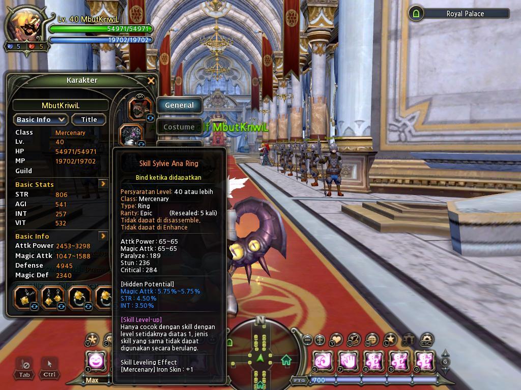 Jual Char Mercenary 40 Dragonest Indo (server althea)