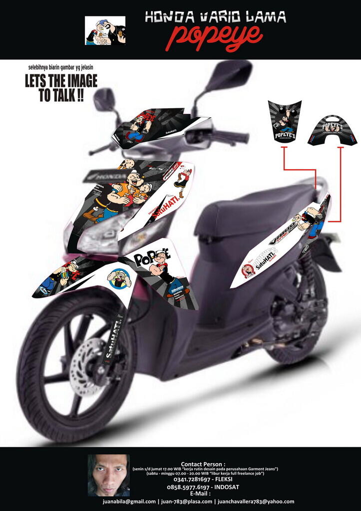 STRIPPING MOTOR DESAIN SUKA SUKA v