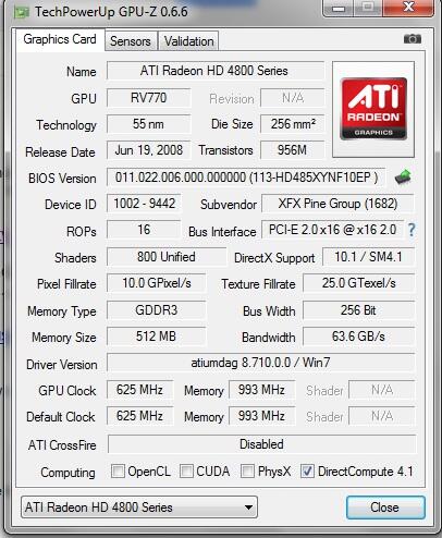 Xfx HD4850 gddr3 murah aja