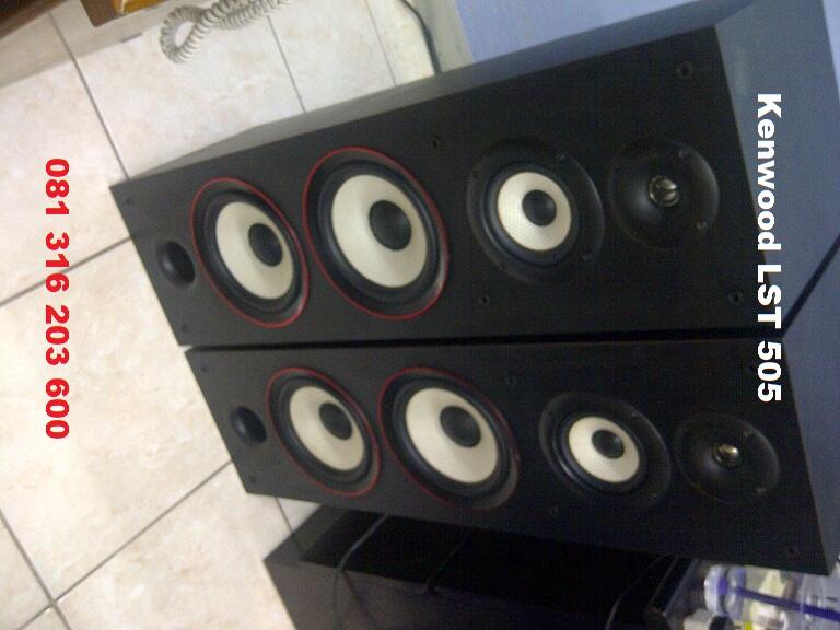 Speaker Floorstand Kenwood LST 505 3 Way Double 8inch Woofer