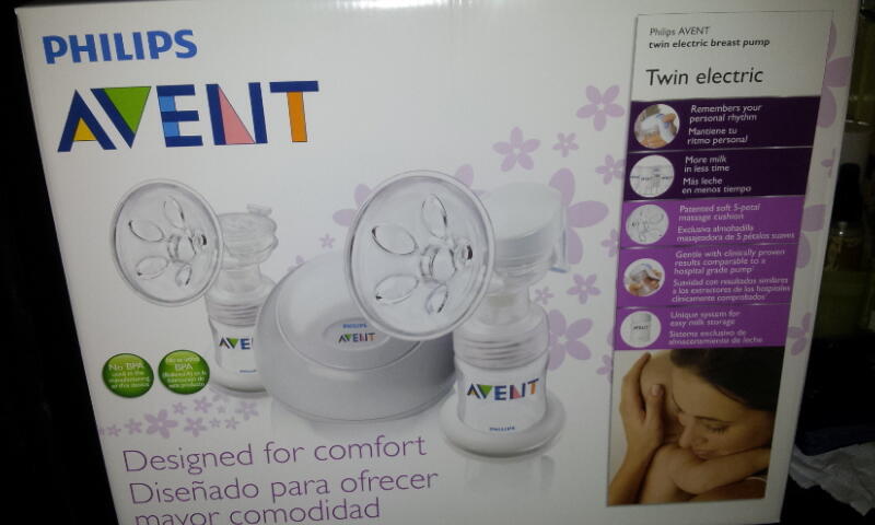avent bpa free twin electric breast pump