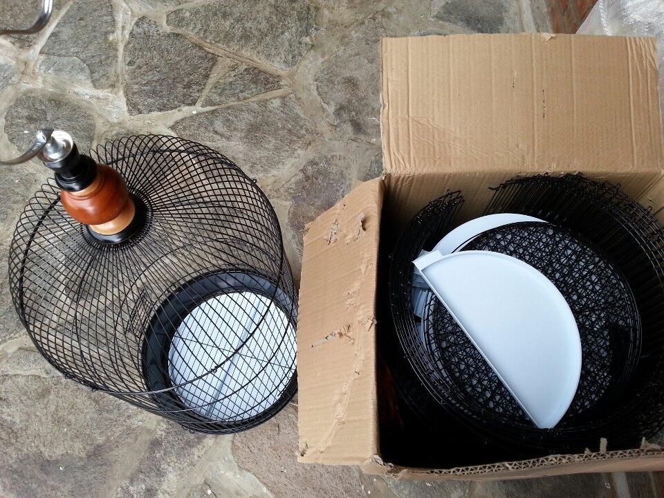 Kandang besi bulat Octagon untuk Lovebird