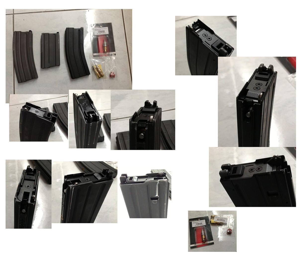 prowin m4 magz, g&p bomber magz, valve sparepart, ratech mag rubber for WA