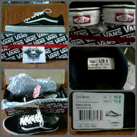 VANS SHOES ORIGINAL 100%