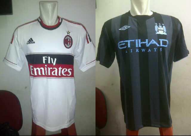 JERSEY GRADE GO, PI (AFF, MILAN, MU, BARCA, REAL MADRID, CHELSEA)