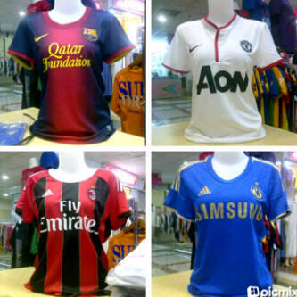 JERSEY GRADE GO, PI (AFF, MILAN, MU, BARCA, REAL MADRID, CHELSEA)