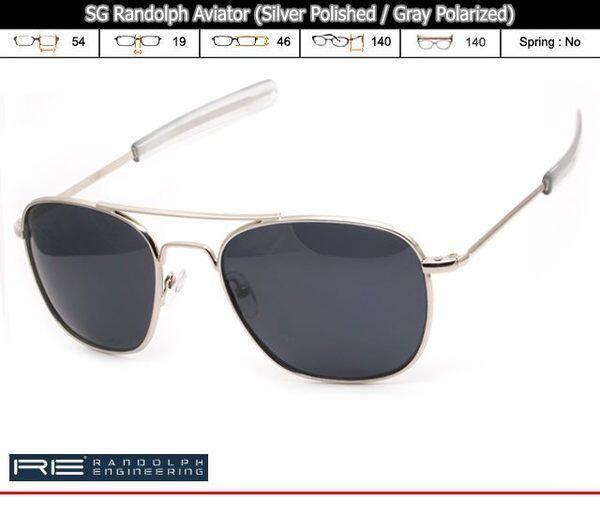 Kacamata Pilot Official Sunglasses US Airforce. RANDOLPH ENGINEERING AVIATOR