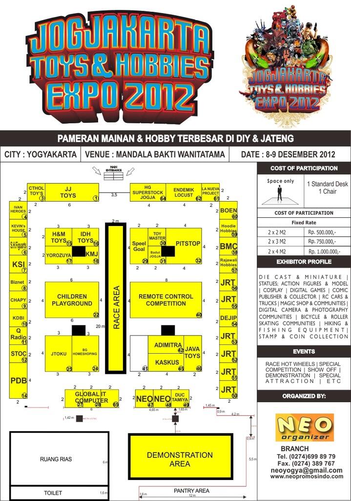 &#91;EVENT&#93; Jogjakarta Toys &amp; Hobbies Expo, 8-9 Des 2012