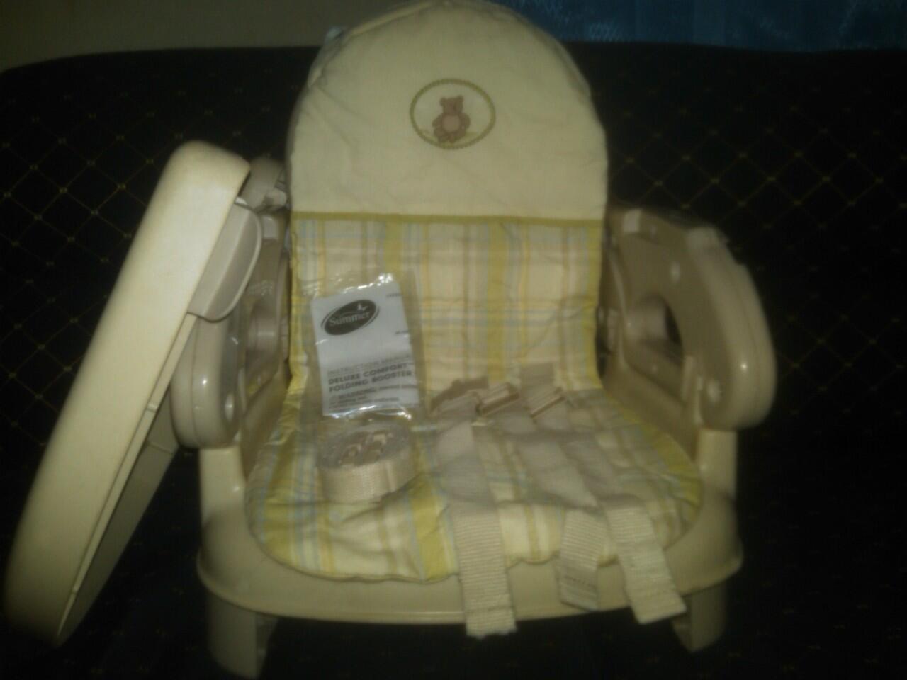 BAJU2 BARU ANAK YG BELUM SEMPET DIPAKE, KURSI MAKAN SUMMER FOLDING BOOSTER SEAT DLL