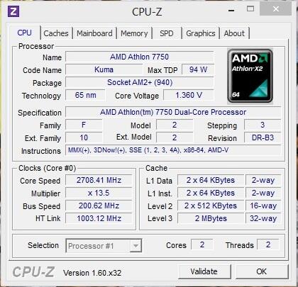 Paketan Gigabyte AM2+ AMD Kuma 7750+bonus