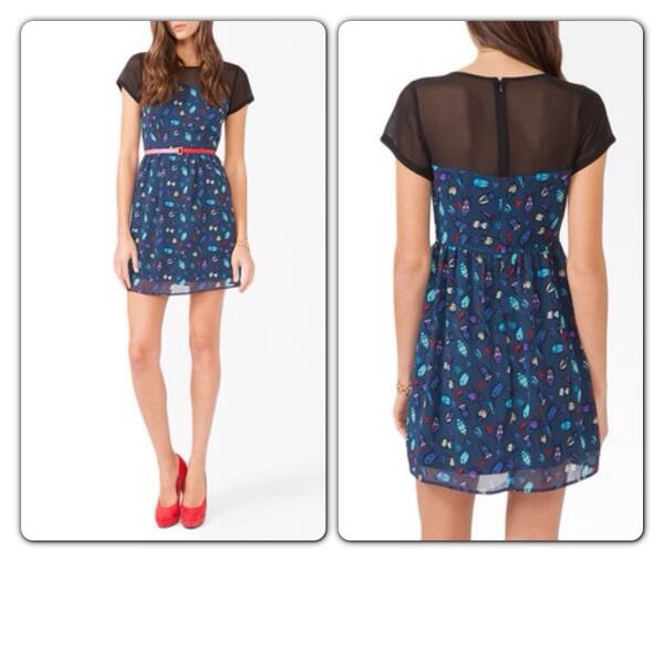 Branded dress f21
