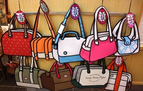 Tas JumpFromPaper, Tas Unik Bagaikan Didunia Kartun