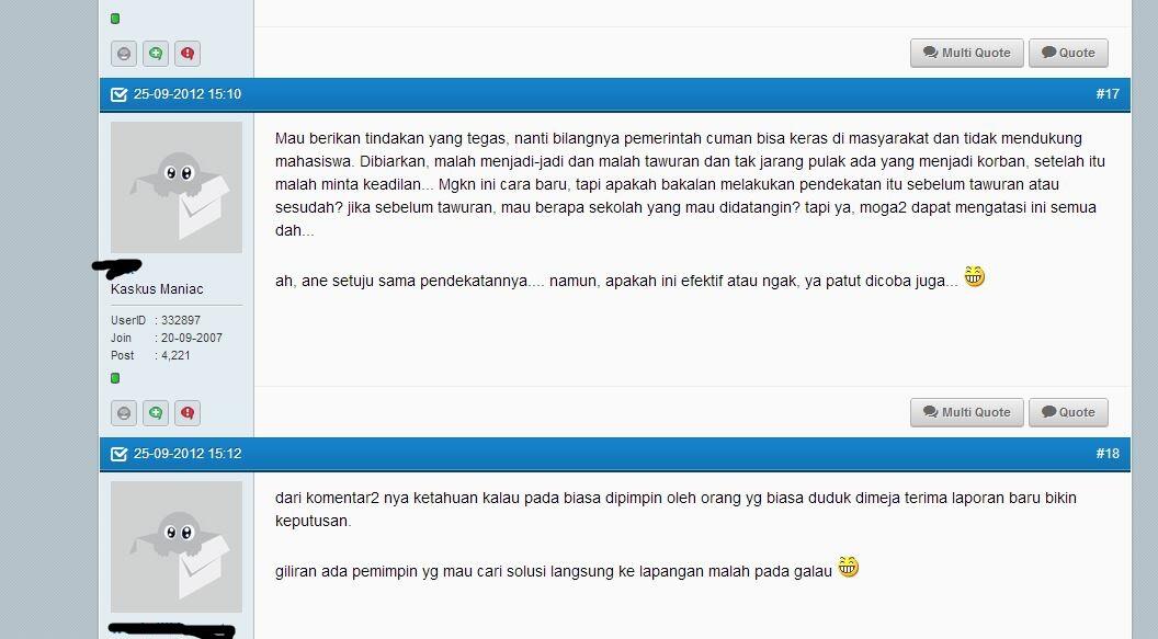 Menanggapi &quot;KOMENTAR&quot; penghuni kaskus yang ceplas ceplos tentang bangsa ini